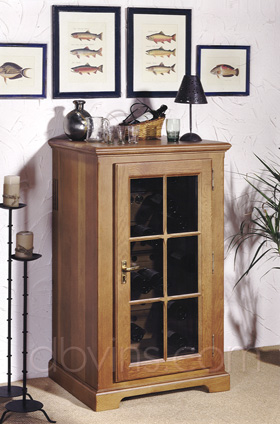 OAK's 60 wine bottles cabinet