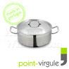 Faitout professionnel 16cm acier Inox - tous feux dont INDUCTION - marque Point-Virgule 