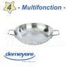 Poêle � frire MULTIFONCTION professionnelle 20cm acier Inox - tous feux dont INDUCTION - marque Demeyere 