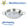 Poêle � frire MULTIFONCTION professionnelle 28cm acier Inox - tous feux dont INDUCTION - marque Demeyere 