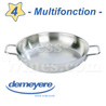 Poêle � frire MULTIFONCTION professionnelle 32cm acier Inox - tous feux dont INDUCTION - marque Demeyere 