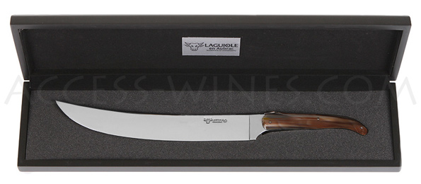 Sabre Champagne Laguiole en Aubrac est livr en coffret bois noir