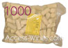 Sac de 1000 bouchons cylindriques en li�ge naturel - colmat�s au latex pour conservation du vin jusqu´� 10 ans 