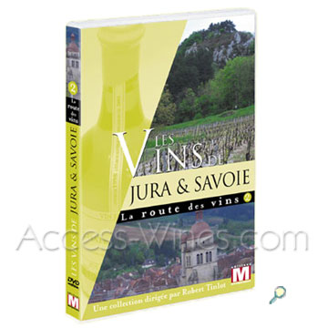 JURA, La route du vin en DVD, Deux rgions de montagne qui se regardent et se distinguent : du ct du <strong>Jura</strong> le <strong>vin jaune</strong> et le <strong>vin de paille</strong> dont on perce les secrets, cpages traditionnels comme le <strong>savagnin</strong>, le <strong>poulsard</strong> ou le <strong>trousseau</strong>, et vignobles modernes de <strong>chardonnay</strong>, de du ct de la Savoie, viticulture hroque qui fait renatre sur des pentes abruptes dautres cpages non moins traditionnels : mondeuse, jacqure ou gringet, vignes sur crosse, rminiscence des Etrusques. Vins de montagne et de montagnards, vins de chalets et de raclette, mais aussi culture gourmande de la Savoie, terre de liaison avec lItalie.