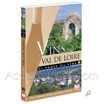 LOIRE, La route du vin en DVD, Tout au long du fleuve, alternent chteaux et vignobles ; cest ainsi que la valle des rois offre  ceux qui descendent ou remontent son cours sur les gabarres, une gamme complte de vins : rouges, blancs et ross, effervescents, secs et doux. Les confrres de Rabelais chantent avec lui la douceur de vivre et font sonner Chinon au clos de lcho. Cest dans cette valle inscrite au patrimoine mondial que fut cr lInstitut Franais du Got o, sous la conduite de Jacques Puisais, des enfants sinitient au sucr, sal, acide et amer. Dans cette terre, officie un grand chef jouant lharmonie entre plats raffins et vouvray aux millsimes introuvables.