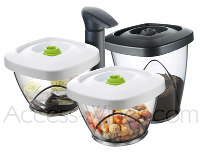 VACUVIN - Vacuum food saver boxes